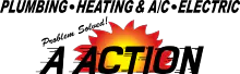 A Action Home Services logo