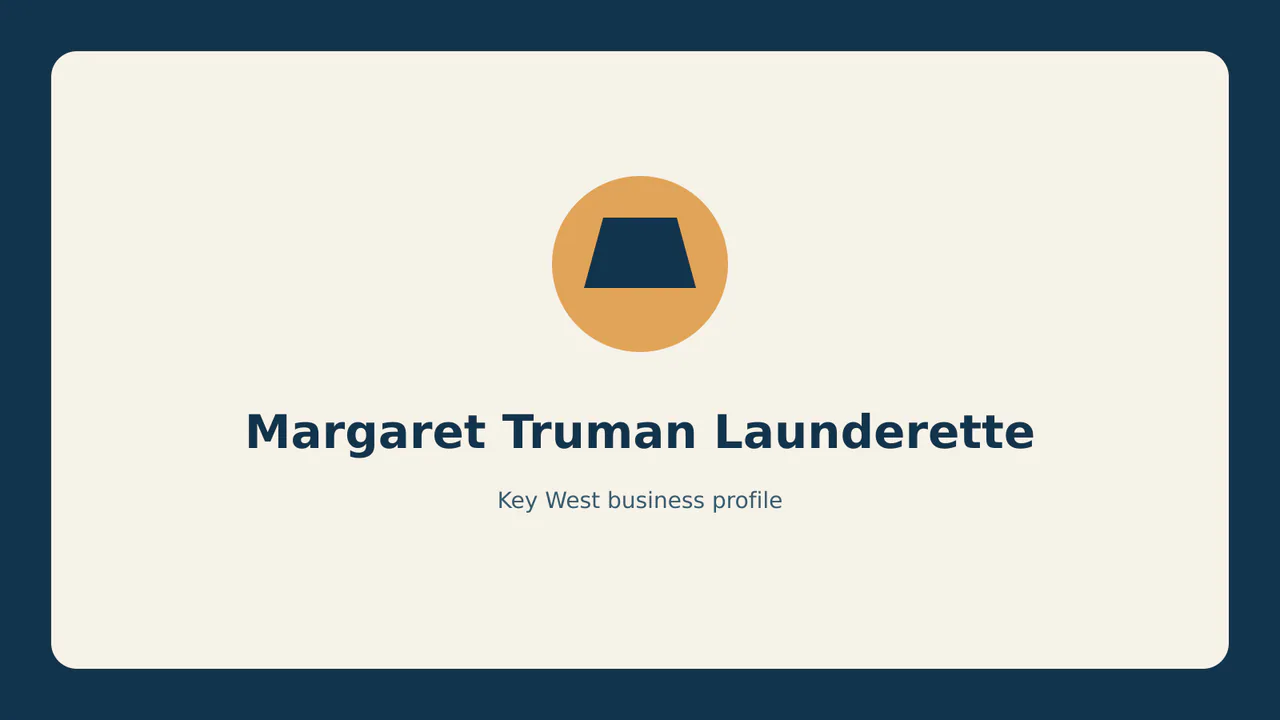 Margaret Truman Launderette profile identifier; RealReviews editorial text mark, not the business's official logo or a photograph.