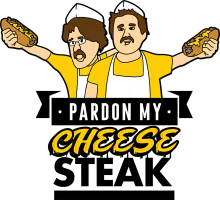 Pardon My Cheesesteak logo