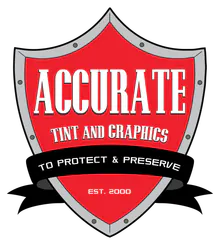 Accurate Tint and Graphics logo