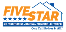 Five Star Plumbing, Heating, Cooling & Electrical logo