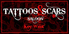 Tattoos and Scars Saloon logo