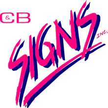 C & B Signs logo