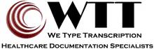 We Type Transcription logo
