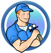 D&M Mechanical Services logo