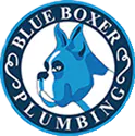 Blue Boxer Plumbing logo