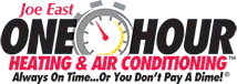 Joe East One Hour Heating & Air Conditioning logo