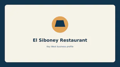 El Siboney Restaurant profile identifier; RealReviews editorial text mark, not the business's official logo or a photograph.