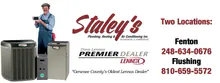 Staley's Plumbing Heating & Air Conditioning logo
