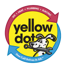 Yellow Dot Heating & Air Conditioning logo