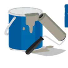Paint & Rollers logo