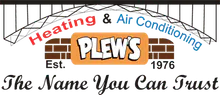 Plew's Heating & Air Conditioning logo