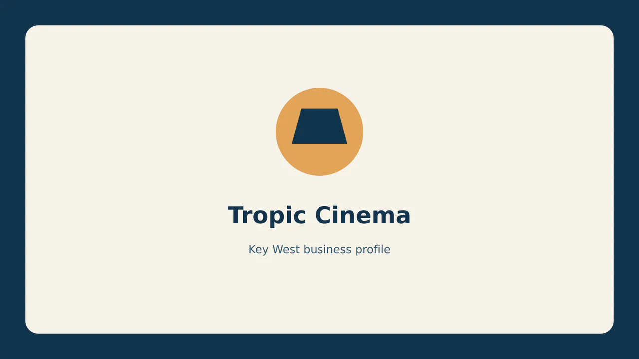 Tropic Cinema profile identifier; RealReviews editorial text mark, not the business's official logo or a photograph.