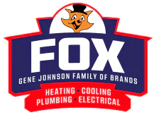 Fox Plumbing, Heating & Cooling (now a Gene Johnson company) logo