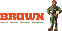 Brown Heating, Cooling & Plumbing logo