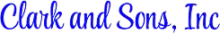 Clark and Sons, Inc. logo