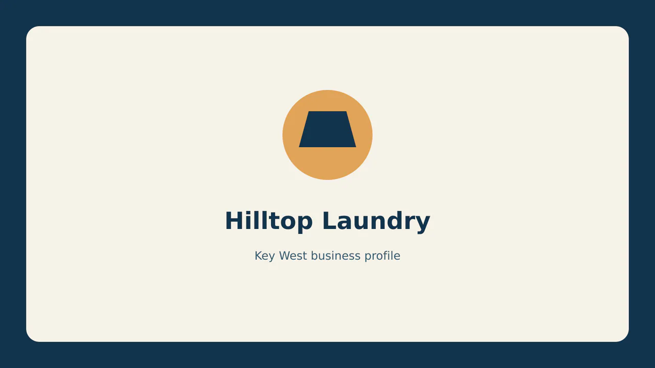 Hilltop Laundry profile identifier; RealReviews editorial text mark, not the business's official logo or a photograph.