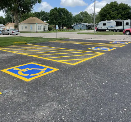 Hastings Parking Lot Painting media 1