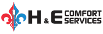 H & E Comfort Services logo