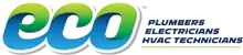 Eco Plumbers, Electricians, and HVAC Technicians logo