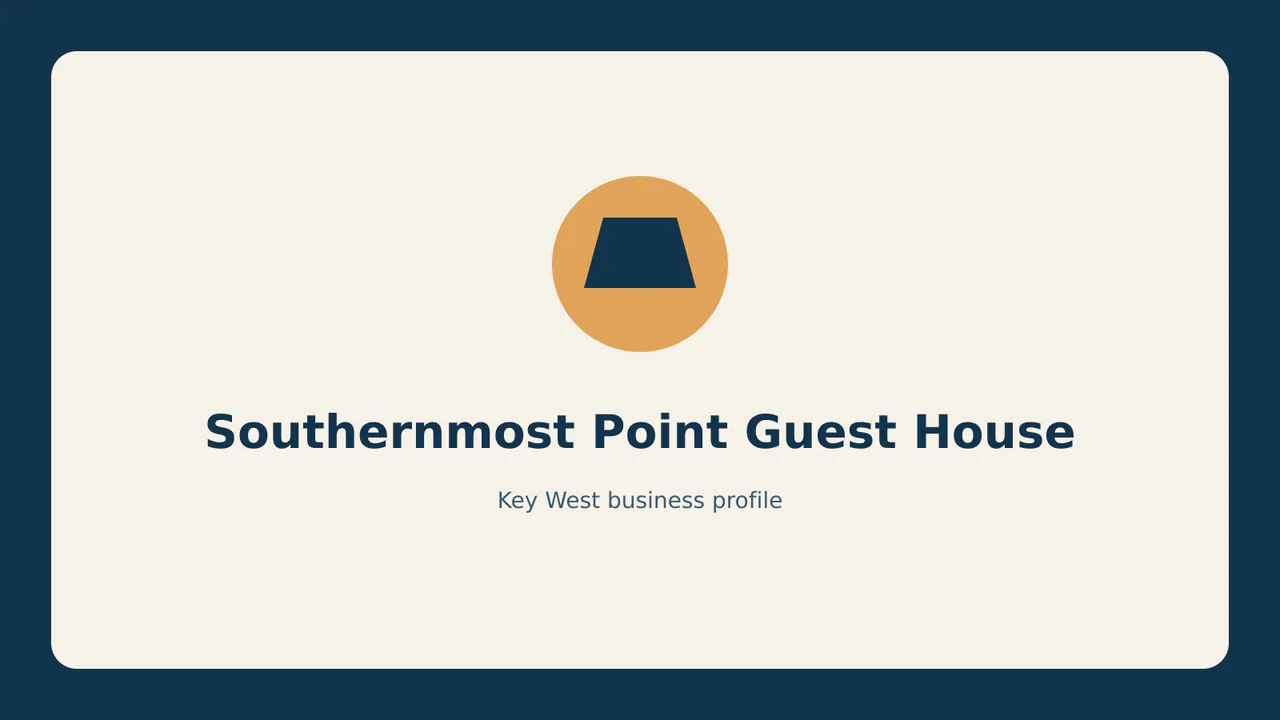 Southernmost Point Guest House profile identifier; RealReviews editorial text mark, not the business's official logo or a photograph.