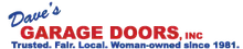 Dave's Garage Doors logo