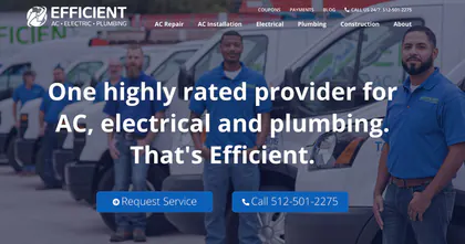 Efficient AC, Electric & Plumbing media 1
