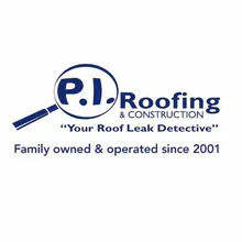 P.I. Roofing and Construction logo