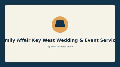 Family Affair Key West Wedding & Event Services profile identifier; RealReviews editorial text mark, not the business's official logo or a photograph.