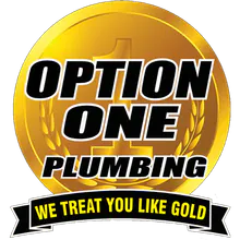 Option One Plumbing logo