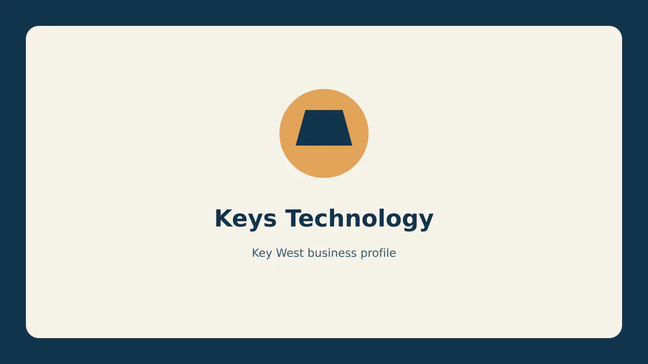 Keys Technology profile identifier; RealReviews editorial text mark, not the business's official logo or a photograph.