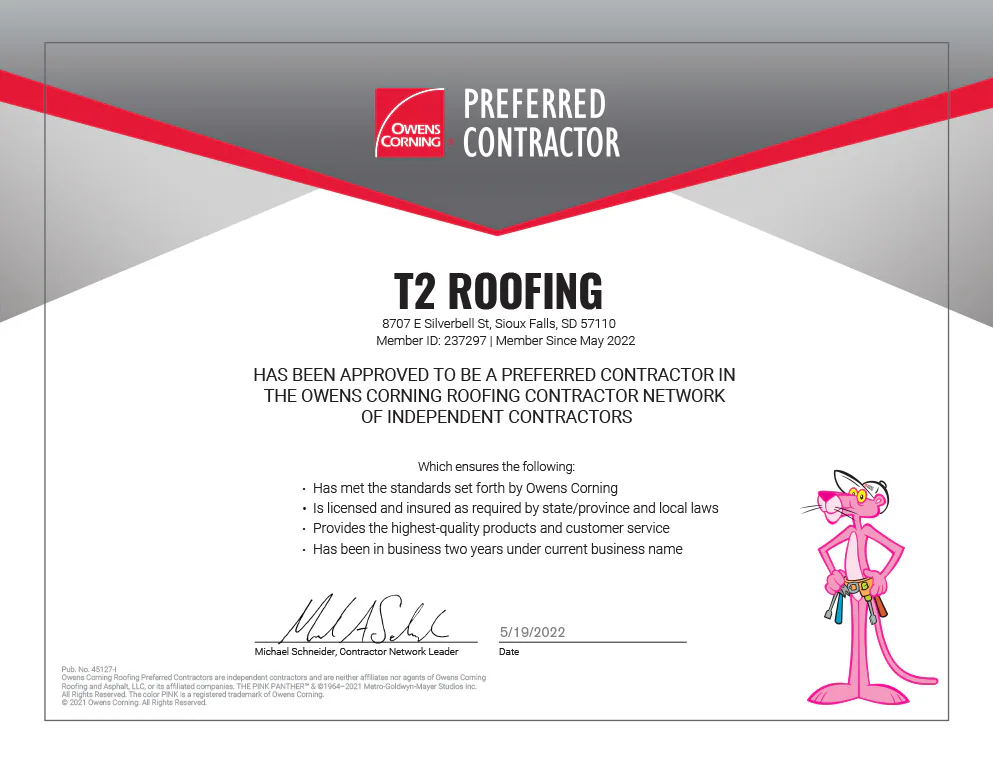 T2 Roofing profile media