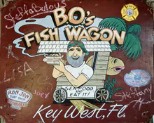 B.O.'s Fish Wagon logo