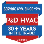 P&D HVAC logo