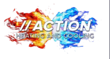 Action Heating And Cooling and Plumbing logo