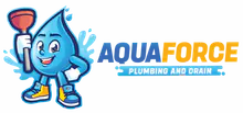 AquaForce Plumbing and Drain logo