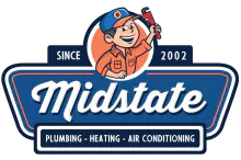 Midstate Plumbing, Heating, Cooling, Drain Cleaning logo