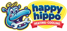Happy Hippo Heating and Cooling logo