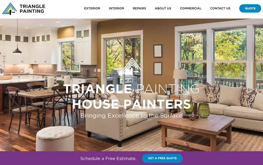 Triangle Painting & Siding profile media