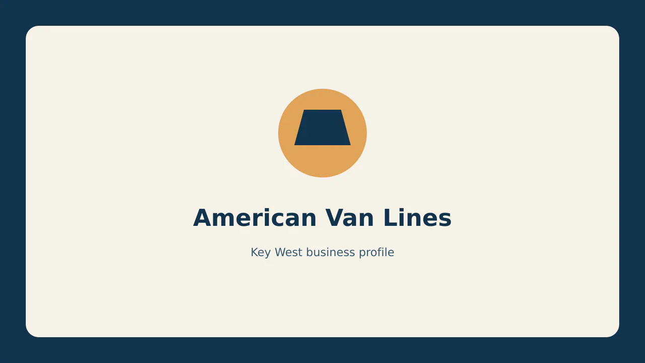 American Van Lines profile identifier; RealReviews editorial text mark, not the business's official logo or a photograph.