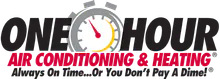 One Hour Air Conditioning & Heating logo