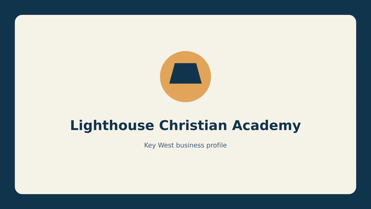 Lighthouse Christian Academy profile identifier; RealReviews editorial text mark, not the business's official logo or a photograph.