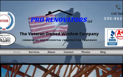 Veteran Owned Window Co./ Pro Renovators LLC logo