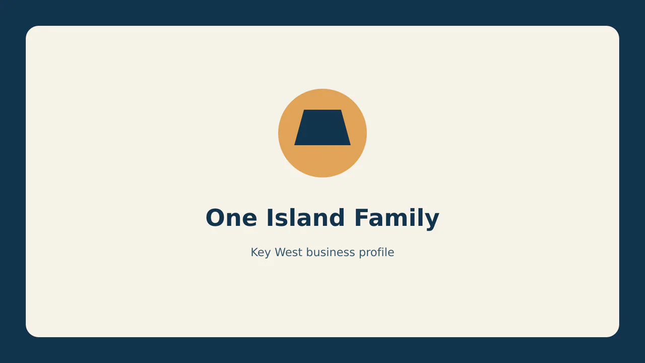 One Island Family profile identifier; RealReviews editorial text mark, not the business's official logo or a photograph.