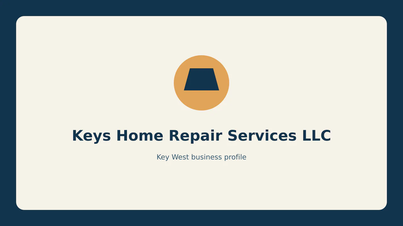 Keys Home Repair Services LLC profile identifier; RealReviews editorial text mark, not the business's official logo or a photograph.