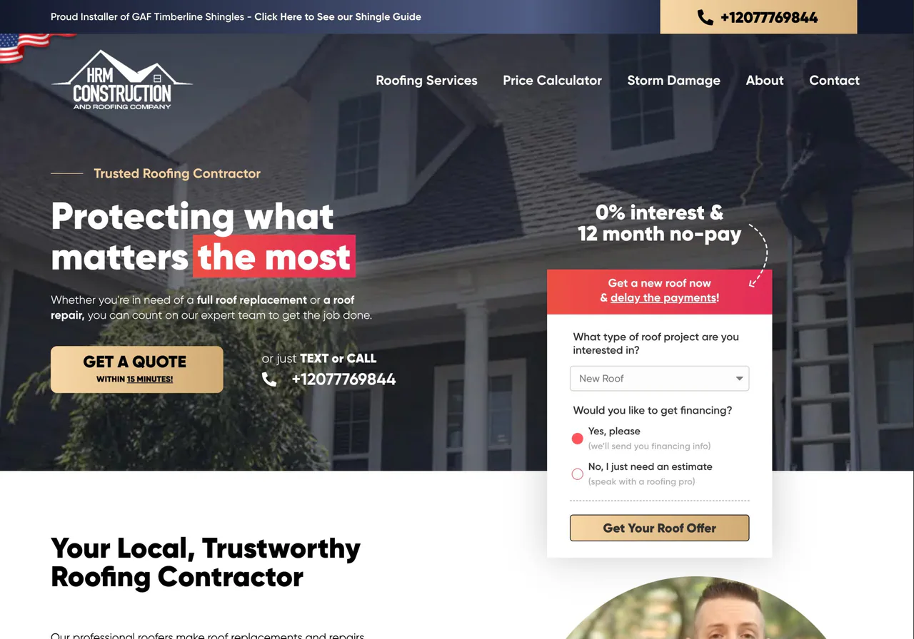 HRM Roofing & Construction Company profile media