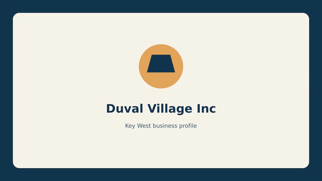 Duval Village Inc profile identifier; RealReviews editorial text mark, not the business's official logo or a photograph.