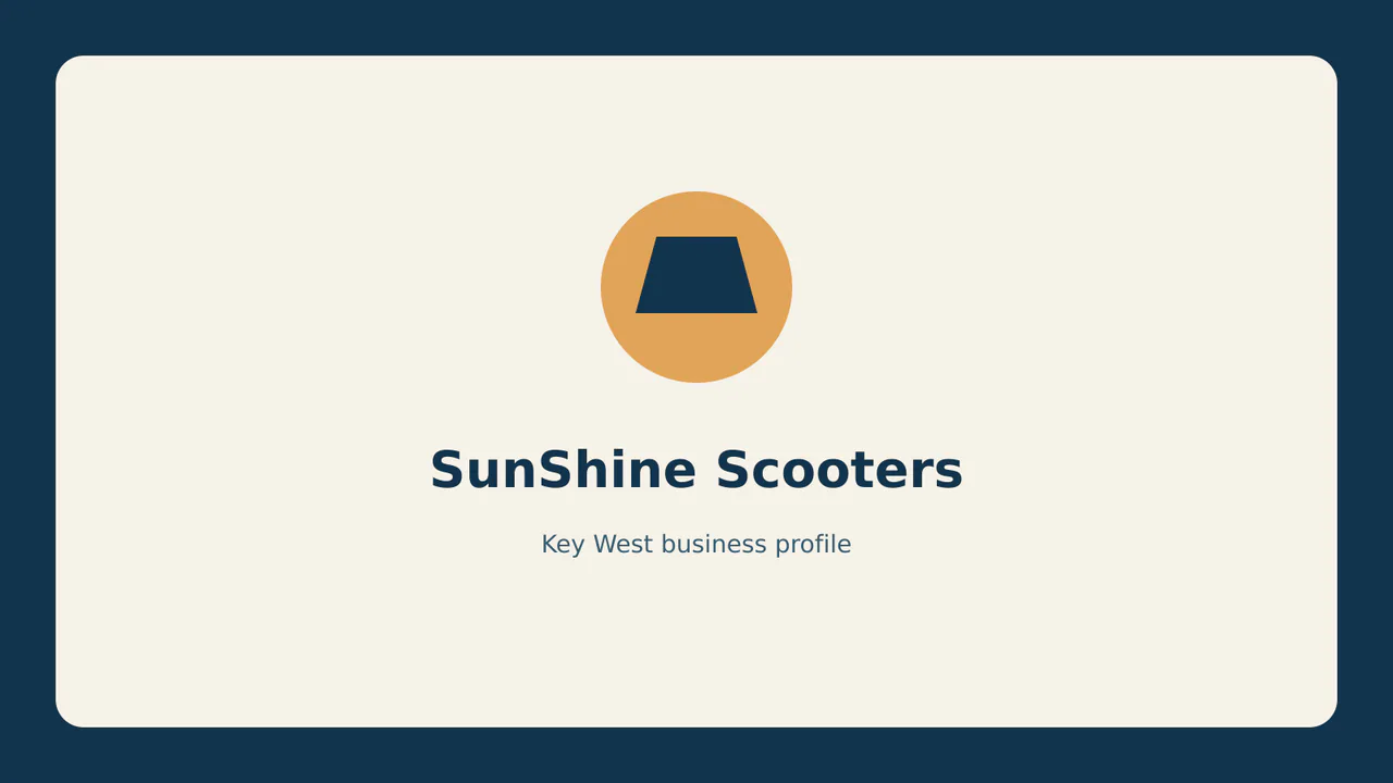 SunShine Scooters profile identifier; RealReviews editorial text mark, not the business's official logo or a photograph.