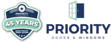 Priority Doors & Windows logo