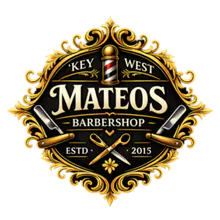 Mateos Barbershop logo